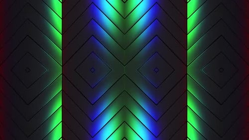 4 K Glossy Metal Arrows Pattern