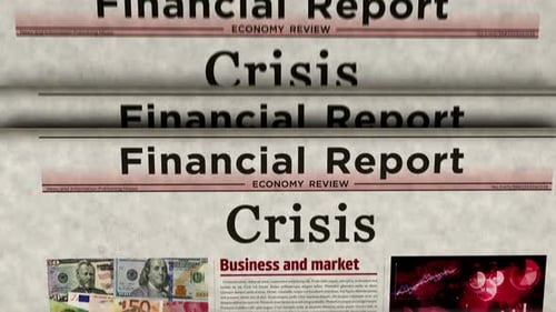 Crisis newspaper printing media