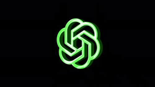 Logotipo 3D de ChatGPT