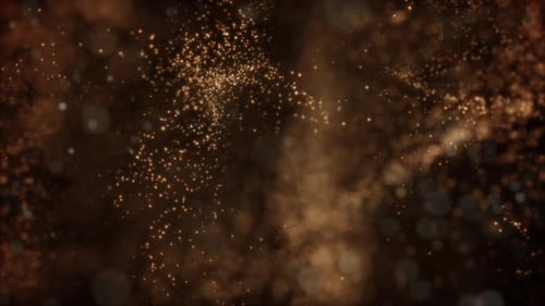 Golden flying particles