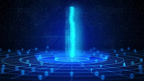 Gaming Pad Text Future Digital Technology Ai Cyber Space Deep Learning Background