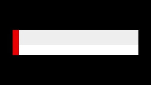 Creator Collection: Light colored double lined lower third animation with a big arrow and separation