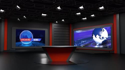 3D Virtual TV Studio News