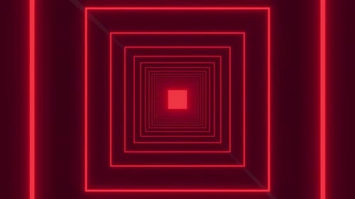 4k seamless looped animation. sci fi glow pattern red Loop neon Background