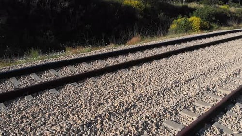 Über Bahngleise fliegen