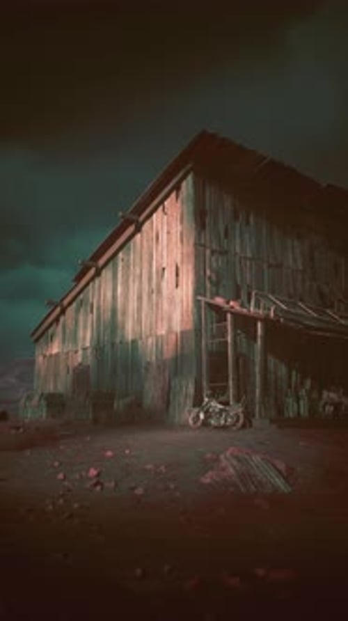 Decrepit Barn Stands Alone