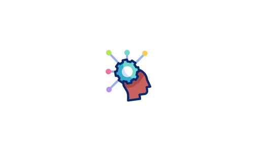 Animated Flat Design Icon for Ideas and Thinking Process