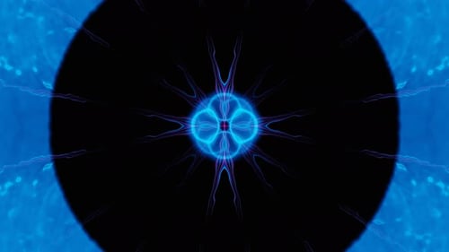 Purple Graident Burst Neon Aura Vj Loop Animation