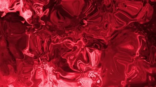 Rote abstrakte Wassermal-Flüssigkeitsanimation