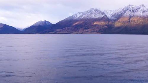 Snow Mountain and River 4K