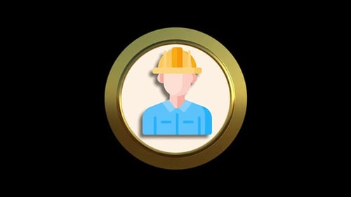 Labor Day Man Icon