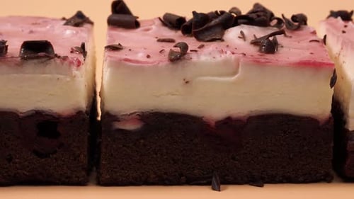 Decadent Chocolate Cherry Dessert Close-Up