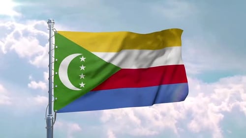 Flagge der Komoren vergrößern