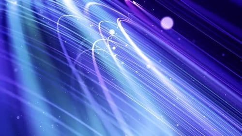 Fibre attraction light rays particles background