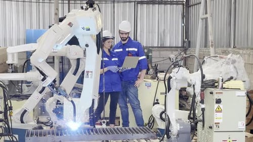 Industrial Robotic Arm.