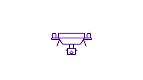 Minimalist Drone Line Art Animation Reveal