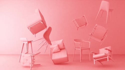 Floating Pink Furniture Collection