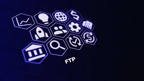 FTP and Secure File Transfer Solutions for Businesses. technology, business and network