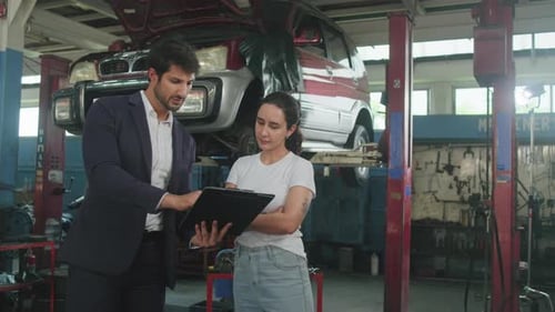 Warranty service business, fix and maintain at automotive garage station.