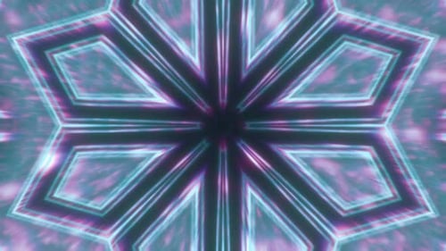 Vibrant VJ Loop Neon Abstract Background