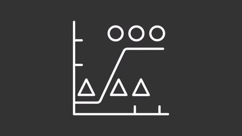 Regression white line animation