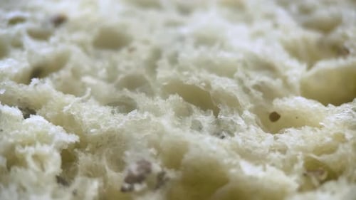 Detailed Close-Up of Seeded Bread Texture