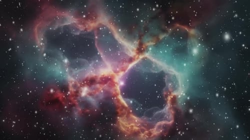 A Beautiful Nebula in Very Distant Space