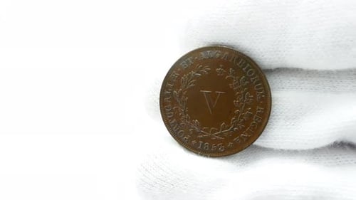 Old Coins. Coin Collector 02