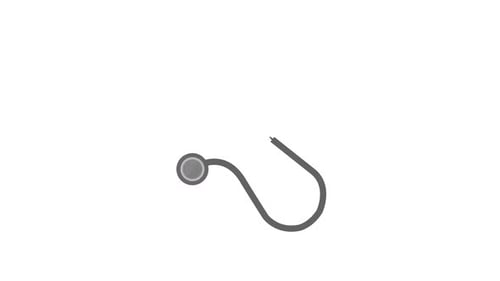 Flat Design Stethoscope Animation Reveal