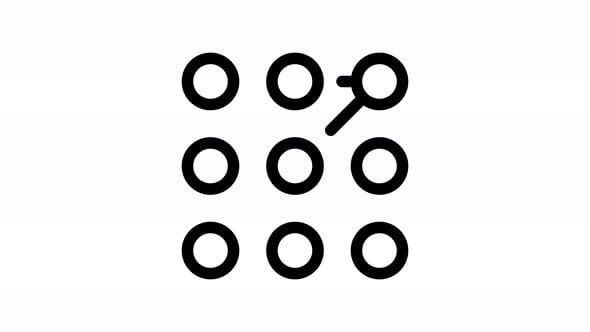 keypad line icon animation, Elements Motion Graphics ft. keypad & phone ...