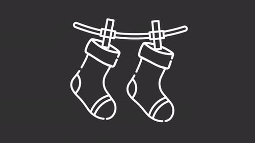 Christmas stockings holiday decoration festive winter celebration tradition