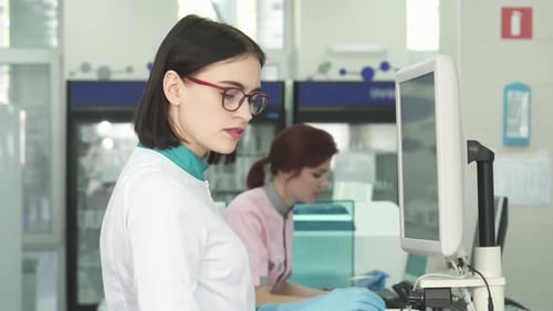 Women Working in Medical Research Laboratory