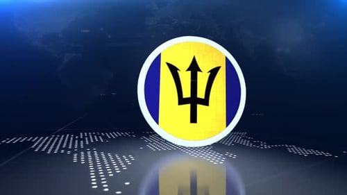 Dynamic Futuristic Logo Reveal on Digital Globe