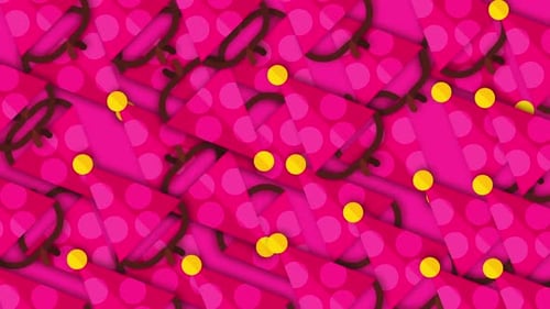 Party Hat Birthday And Party Icons Background Loop