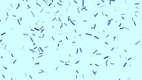 Vibrant Blue Confetti Animation for Birthday Parties And Gender Reveal Events