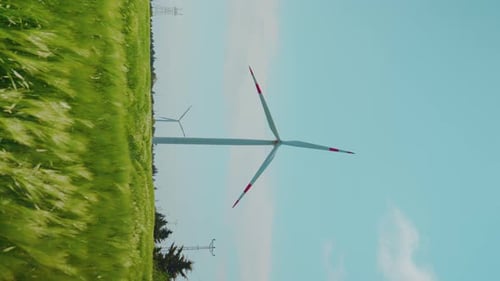 Wind Turbine Power Generator Vertica - 4K