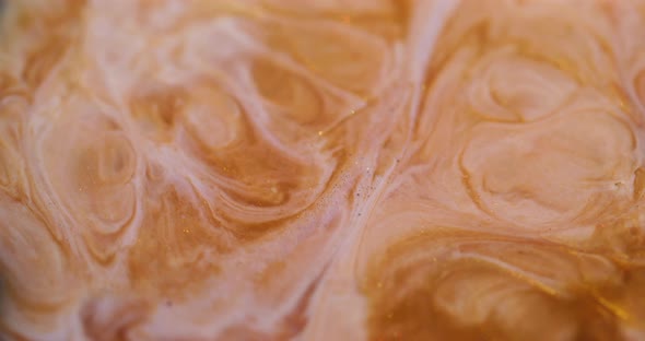 Ripple Paint Shiny Fluid Marble Chemical Liquid, Slow Motion Stock ...