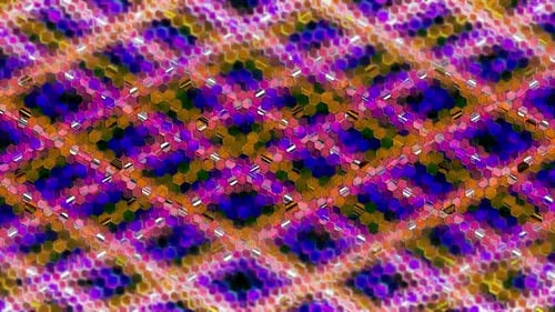 Abstract Geometric Hexagon Grid Motion Background Loop