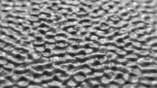 Abstract Dynamic Surface Ripples Grayscale Loop