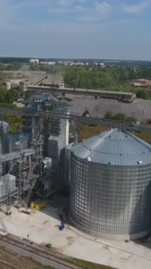 Metal Grain Elevator