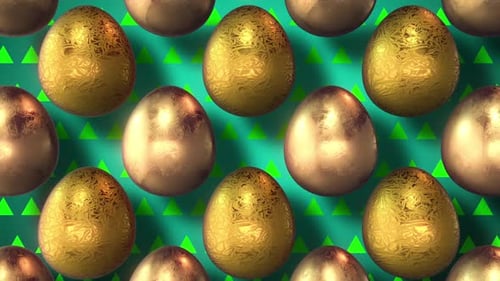 Folienbedeckter Ostereier-Hintergrund