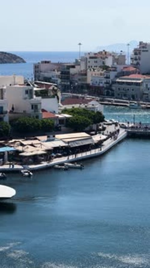 Harbour of Agios Nikolaos Crete Greece