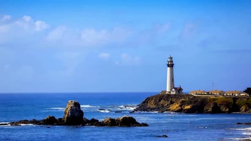 Breathtaking And Beautiful View Of Lighthouse