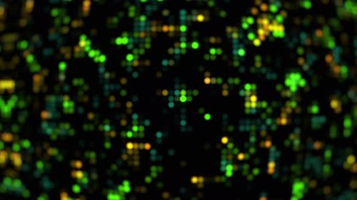 Abstract Digital Data Grid Loop Background