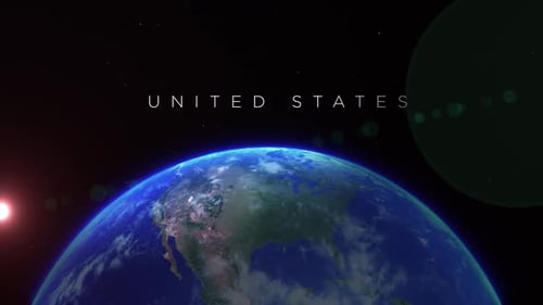 United States From Space cinematic look