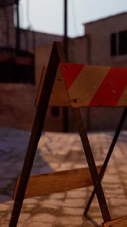 A Wooden Sign Sitting on the Side of a Road