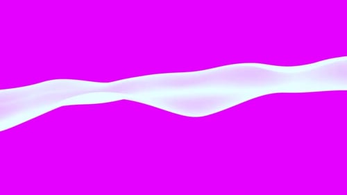 Seamless Abstract Fluid Wavy Ribbon Loop