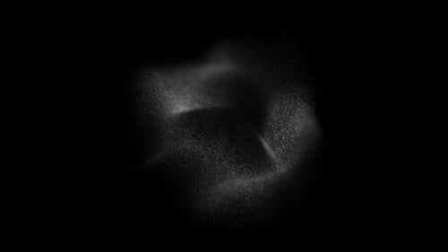 Abstract Shimmering Particle Light Trails Background