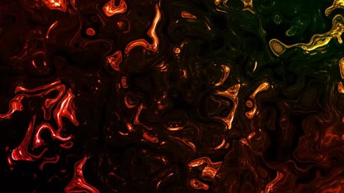Abstract Fluid Glowing Background Animation