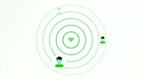 Signal WiFi et signal d'onde